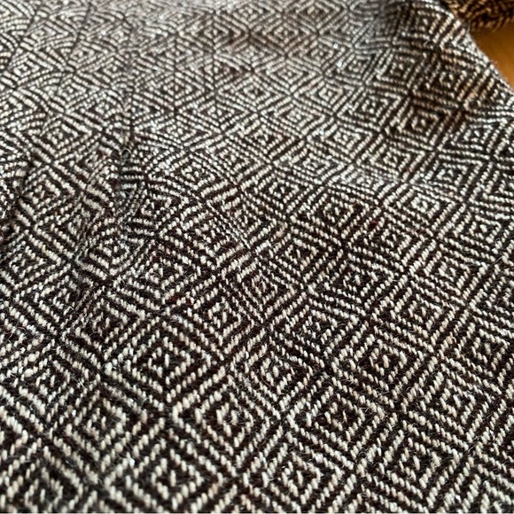 Vintage Simple Kids Brown Tweed With Silver Flecks Dress - Picture 4 of 9